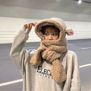 Bear scarf, warm, cute